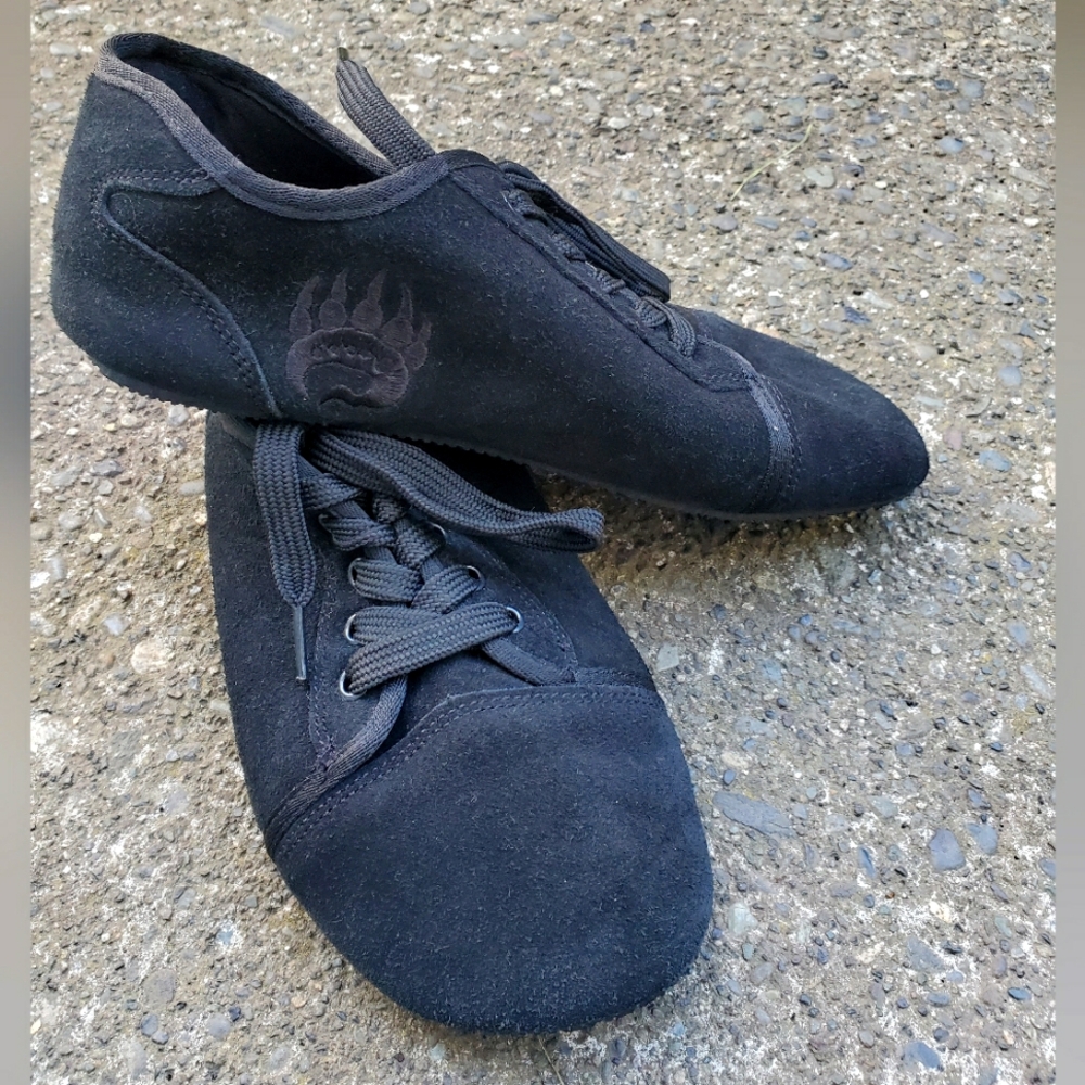 Bearfoot Ursus Black Suede Barefoot and Lifting Shoes